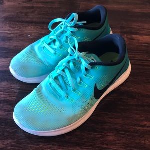 Nike Womens Free RN 'Rio Teal'. Size 7
